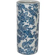 Blue and White Umbrella Stand